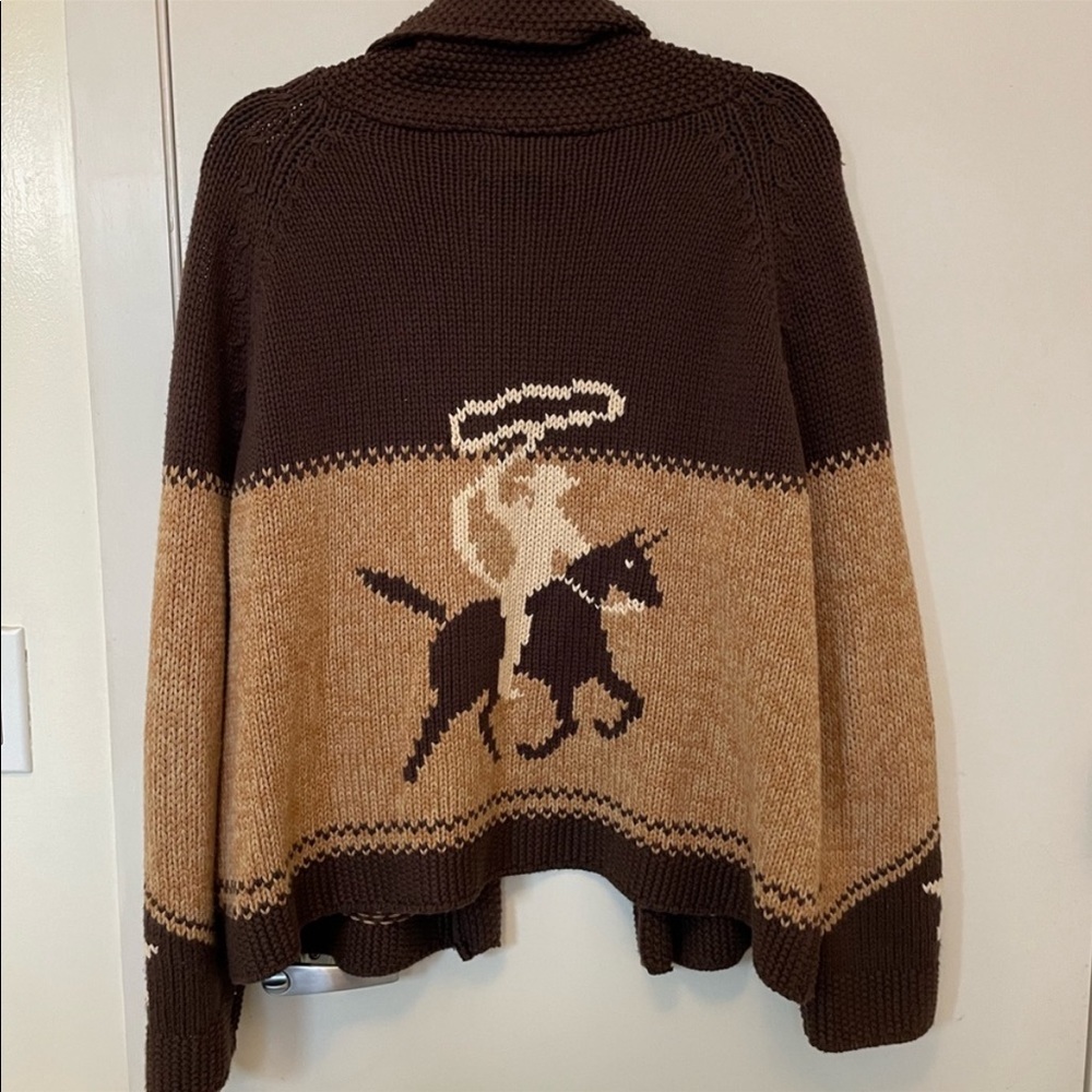 THE GREAT. Cowboy Lodge Cardigan size 2